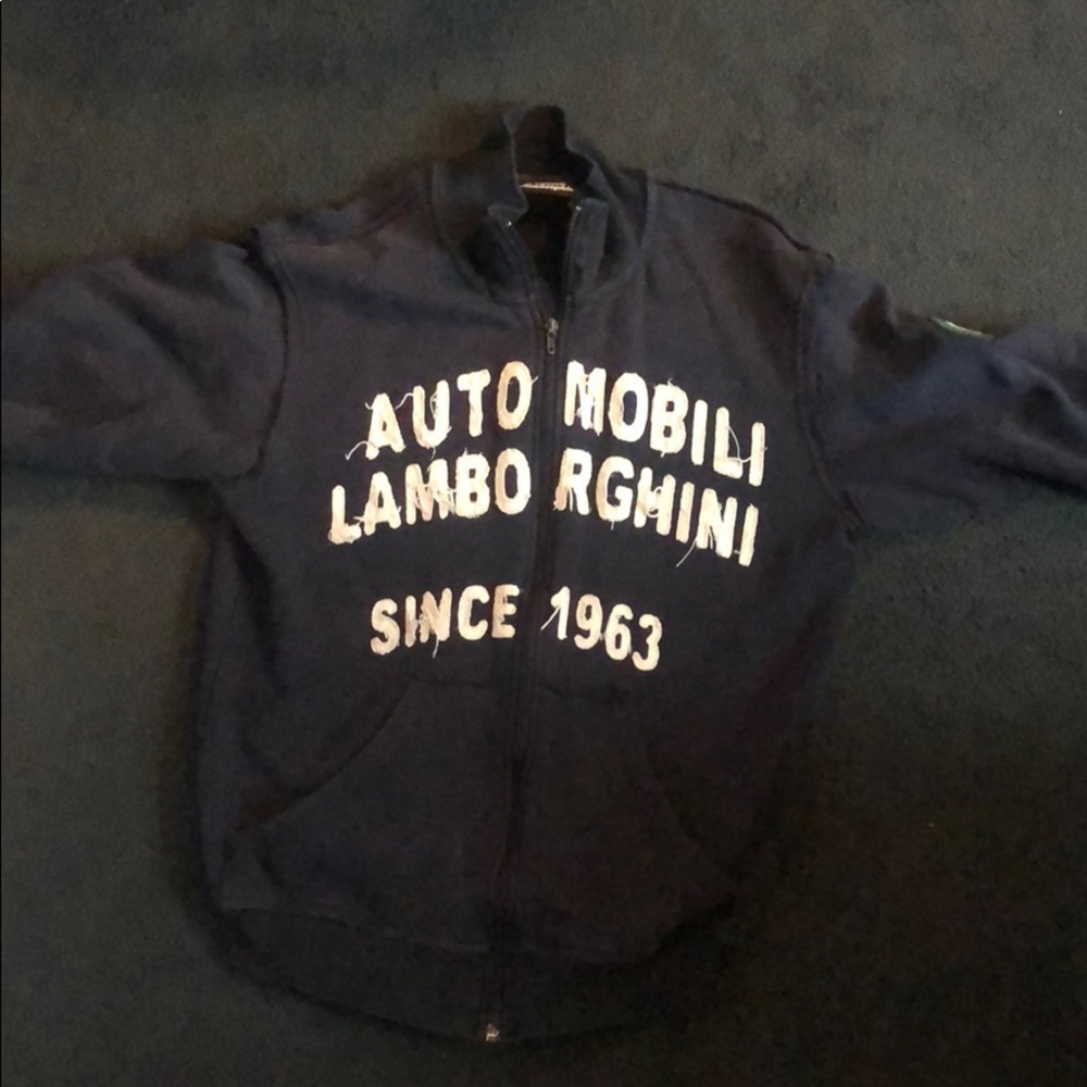 Lamborghini zip up sweater
